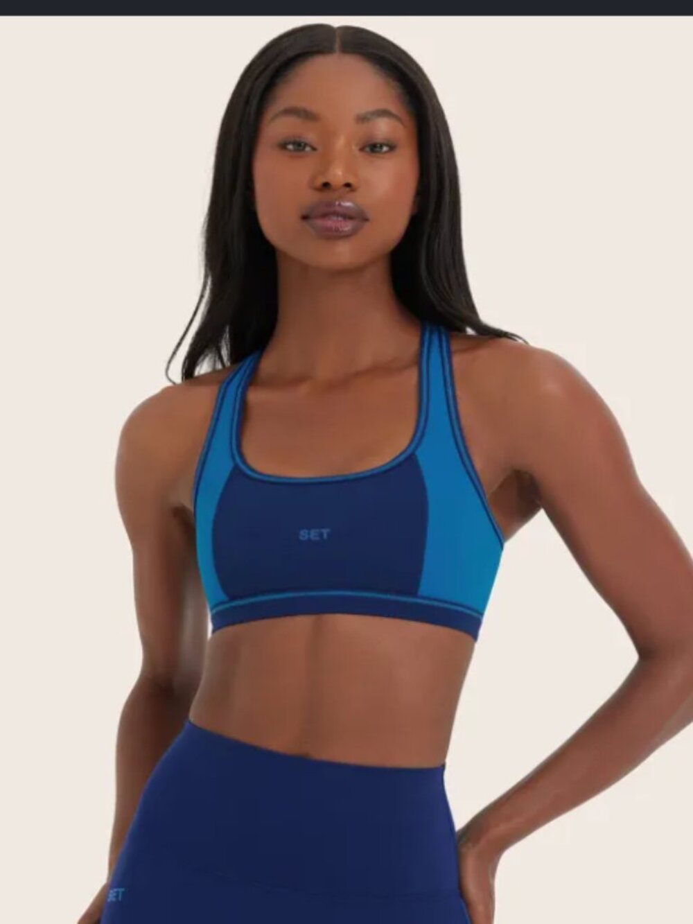 SET ACTIVE SPORTBODY® SPORTY SEAM BRA XS